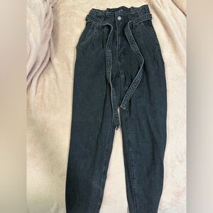Abercrombie & Fitch Dark Denim Mom Jeans